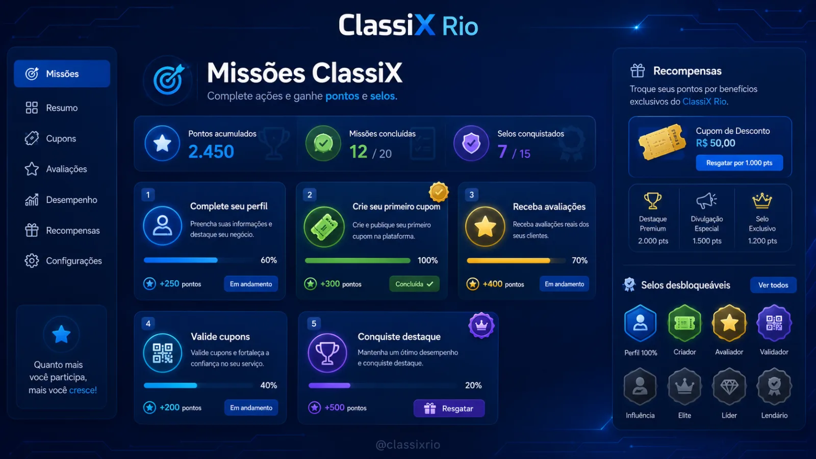 Missoes ClassiX