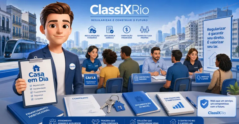 Casa em Dia: ação da CAIXA orienta famílias sobre regularização habitacional no Rio