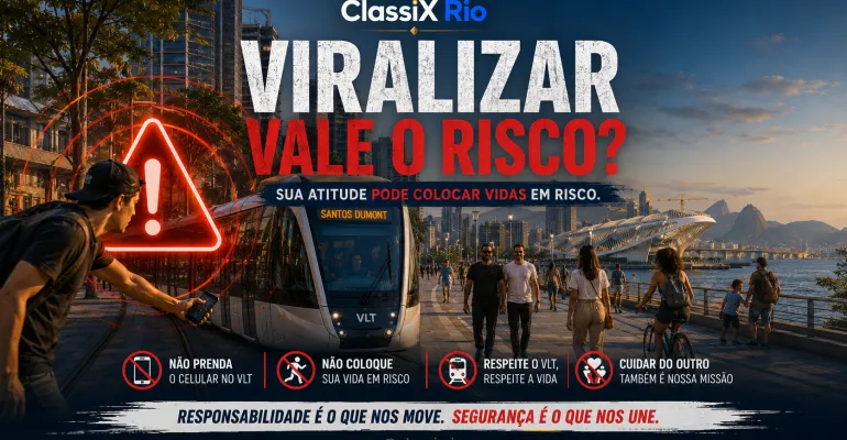 Viralizar vale o risco? A perigosa moda de correr ao lado do VLT merece um alerta