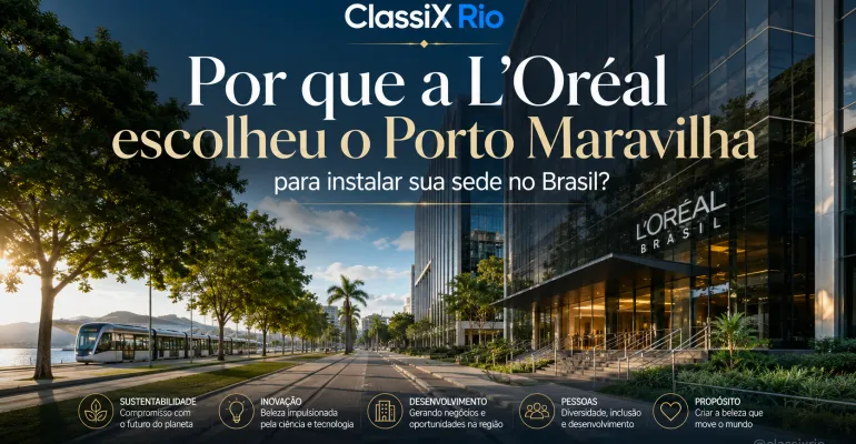 Por que a L'Oréal escolheu o Porto Maravilha para instalar sua sede no Brasil?