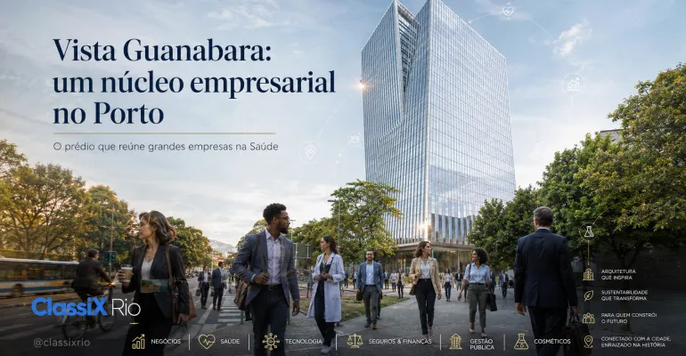 Vista Guanabara: o edifício do Porto que reúne Granado, Generali, BOCOM BBM, Amil e Invest.Rio