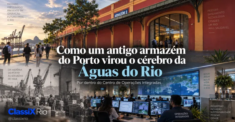 Como um antigo armazém do Porto virou o cérebro da Águas do Rio