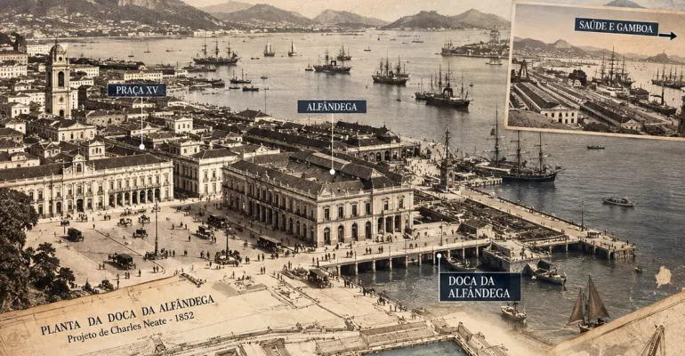 Antes do grande Porto do Rio, a modernização começou na Doca da Alfândega?